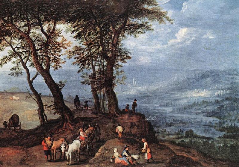 BRUEGHEL, Jan the Elder Going to the Market fdf oil painting image